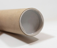 TUBA TEKTUROWA 100/1550mm CARDBOARD TUBE WITH 2 WHITE TUBE CAPS