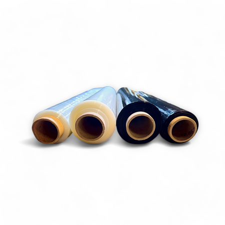 CZARNA FOLIA STRETCH RĘCZNA 23MIK. 2,65KG. NETTO (GTU 06) 1 rolka