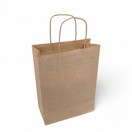 Torba papierowa 180x80x225 brązowa - 1 szt.