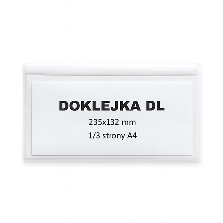 Doklejka DL self adhesive envelope op. 1000 szt.