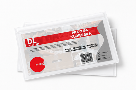 KALENA przylgi DL konfekcjonowane rozmiar 235x175 mm na kartkę pakowane w op. 100 szt.