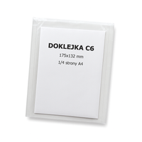 Doklejka C6 self adhesive envelope 1000 szt.