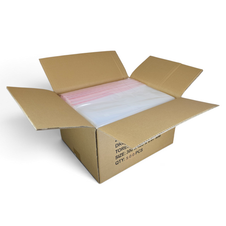 TOREBKI STRUNOWE BARDZO MOCNE / ZIP BAGS 300X400 mm 30x40 cm  70my - op. 100 szt.