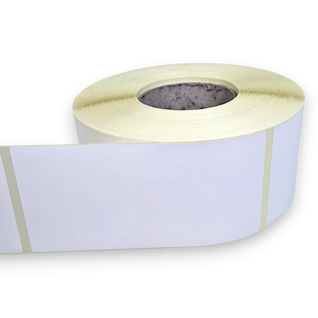 Etykieta termiczna biała 100X160 mm z perforacją FI 76 1000 szt. 1 rolka