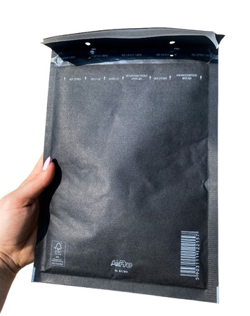 Koperta bąbelkowa AirPro D/14 200x275 mm black (czarna) karton 100 szt.