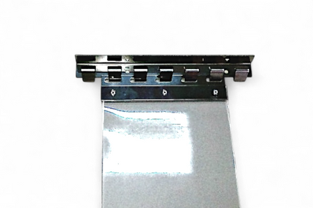 Grzebień zawiesie z zębami do montażu płytek montażowych do pasów  szer. 1230 mm 1 szt.