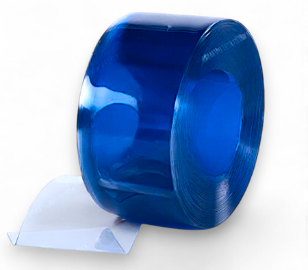 Pas PCW do chłodni 100X300X3 mm standard clear blue 1 mb.
