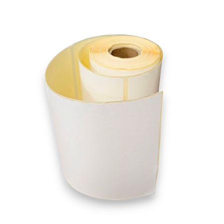 ETYKIETA TERMICZNA BIAŁA 100X150MM PERFORACJA FI 25 1 rolka 300 szt. (CF)