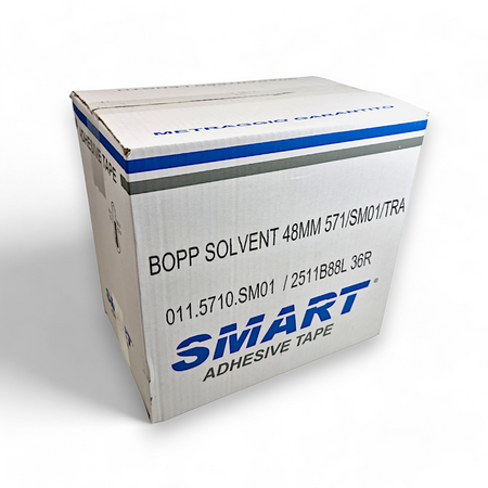 TAŚMA BOPP SOLVENT 48MM 571/SM01 TRANSPARENT 66y 60m 1 rolka