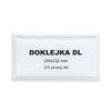 Doklejka DL self adhesive envelope op. 1000 szt.