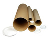 TUBA TEKTUROWA 50/450mm CARDBOARD TUBE WITH 2 WHITE TUBE CAPS
