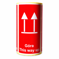 Etykieta "GÓRA THIS WAY UP "100x50 mm fi 40 100 szt. 1 rolka
