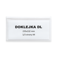 Doklejka DL self adhesive envelope op. 1000 szt.