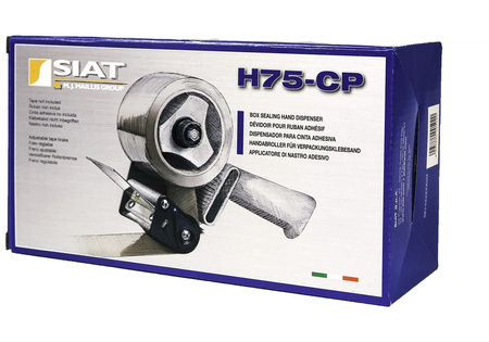 UCHWYT DYSPENSER DO ROLKI FOLII/TAŚMY PAKOWEJ "PACKER H75 CP"