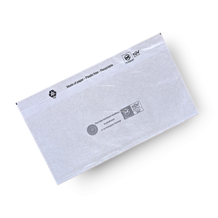Doklejka przylga kurierska papierowa DL ECO op. 100 szt.