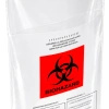 Foliopak z nadrukiem BIOHAZARD 170X250+50 mm TRANSPARENTNY op. 100 szt.