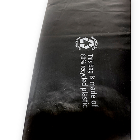 Foliopak czarny matowy regranulat 80% 320x420+50 op. 100 szt.