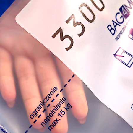 Koperta bezpieczna do bilonu B2 TRANSPARENT udźwig 15.00 KG 395X440mm op. 50 szt.