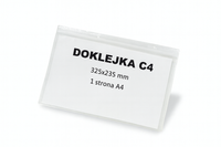 Doklejka, Przylga, Kangurek Kurierski C4 self adhesive envelope op. 500 szt.
