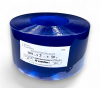 Pas PCW do chłodni 100X200X2 mm standard clear blue EXTRUFLEX 1 mb.