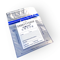 Koperta bezpieczna do bilonu B2 TRANSPARENT udźwig 15.00 KG  395X440mm op. 50 szt.