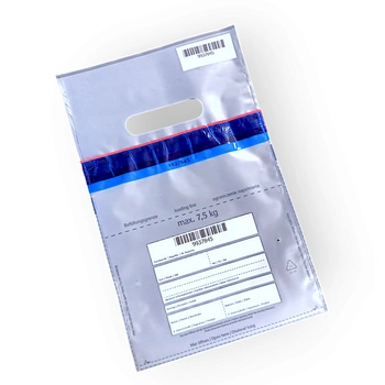Koperta bezpieczna do bilonu B5/B1 TRANSPARENT udżwig 7.50 kg - op. 50 szt.