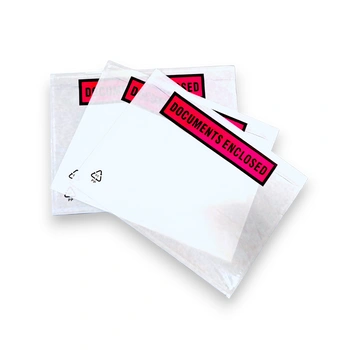 Doklejka C5 z nadrukiem ( Documents Enclosed ) self adhesive envelope OP. 100 SZT.
