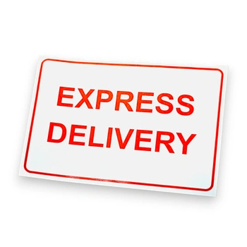 Etykieta EXPRESS DELIVERY 148x130 mm - 100 szt.