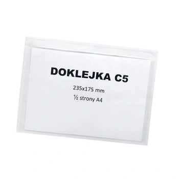 Doklejka, Przylga, Kangurek Kurierski C5 self adhesive envelope 1000 szt.