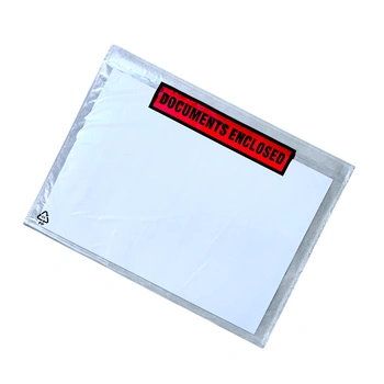 Doklejka C4 z nadrukiem ( DOCUMENTS ENCLOSED ) Self Adhesive Envelope op. 100 szt.